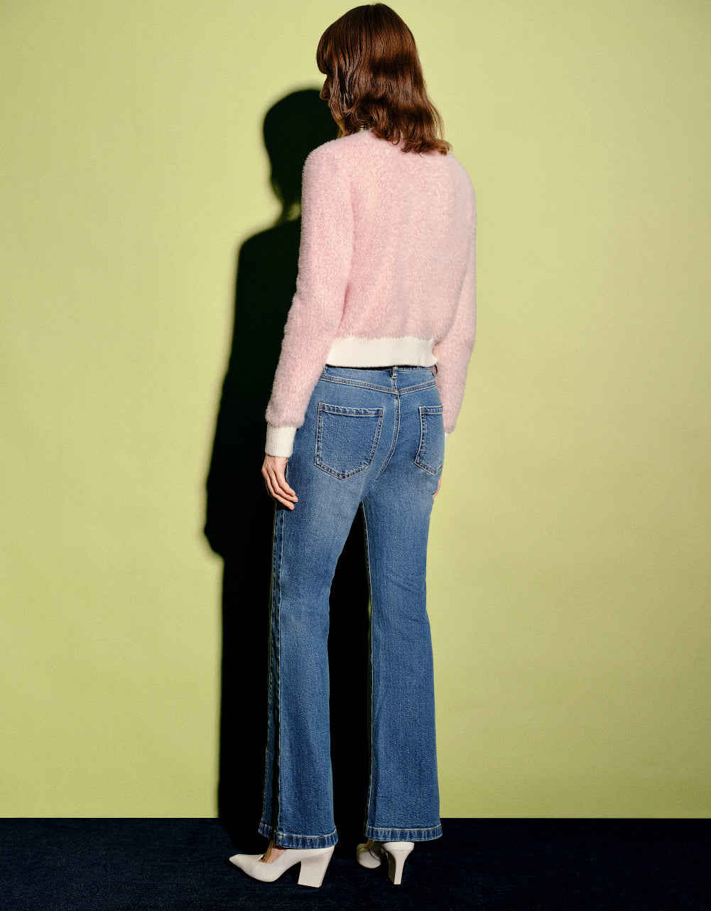 Split Hem Flare Jeans