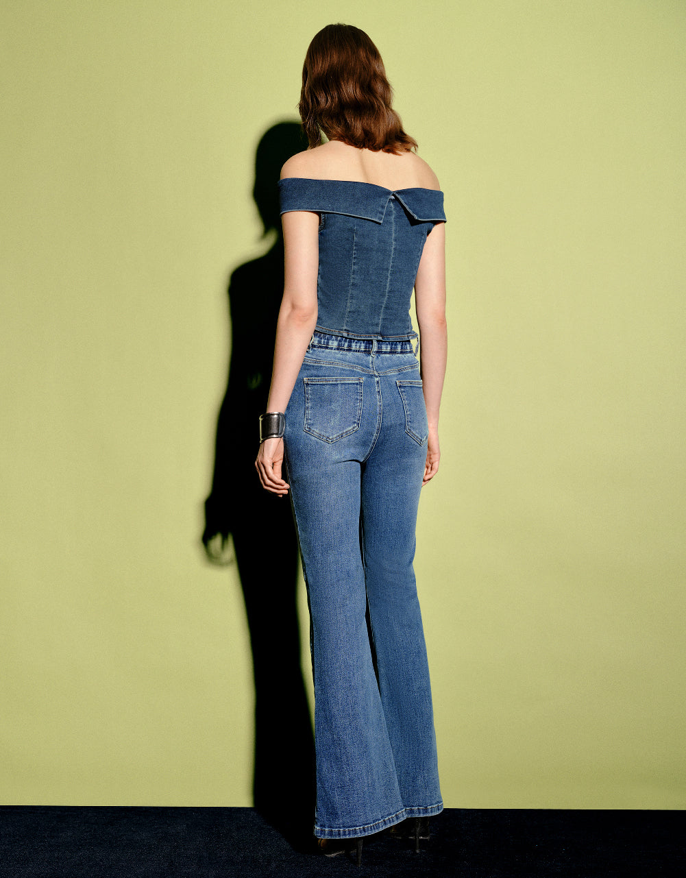 Split Hem Flare Jeans