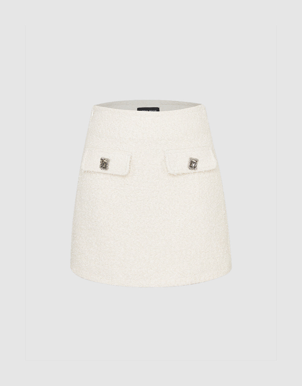 Mini Tweed A-Line Skirt