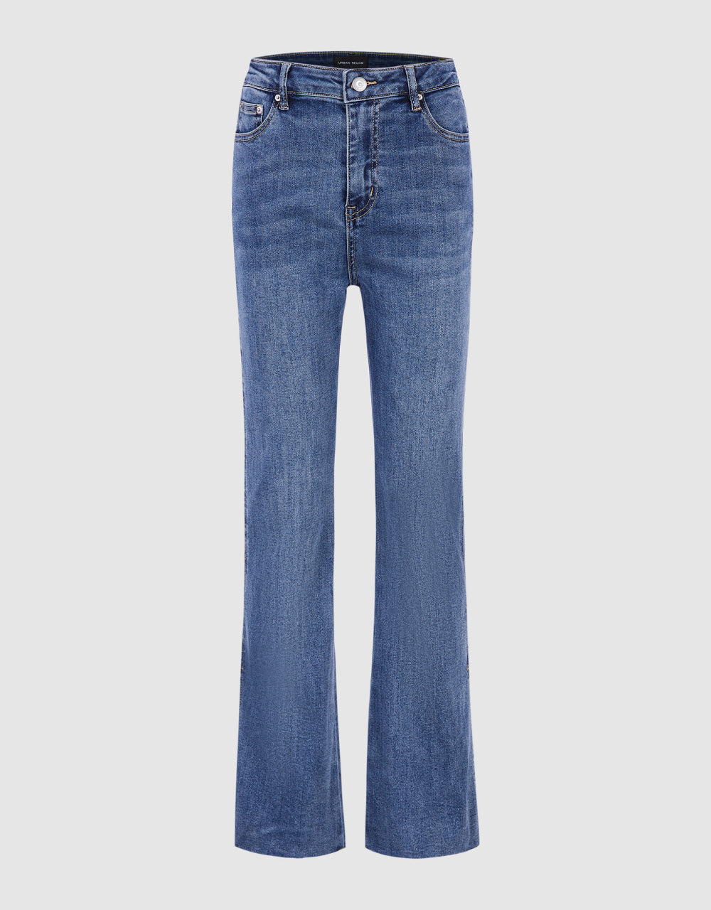 Split Hem Flare Jeans