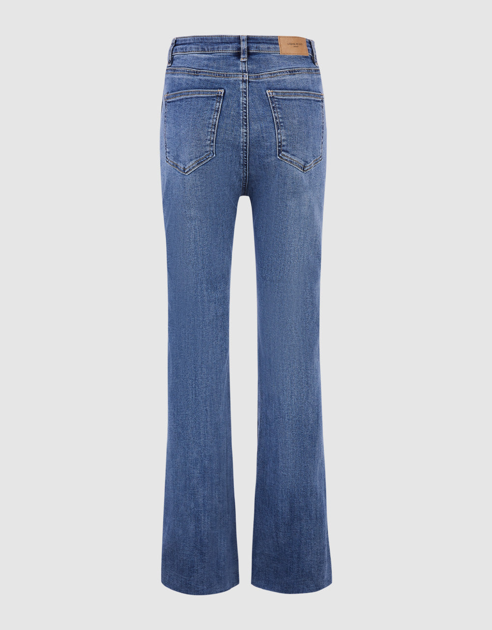Split Hem Flare Jeans