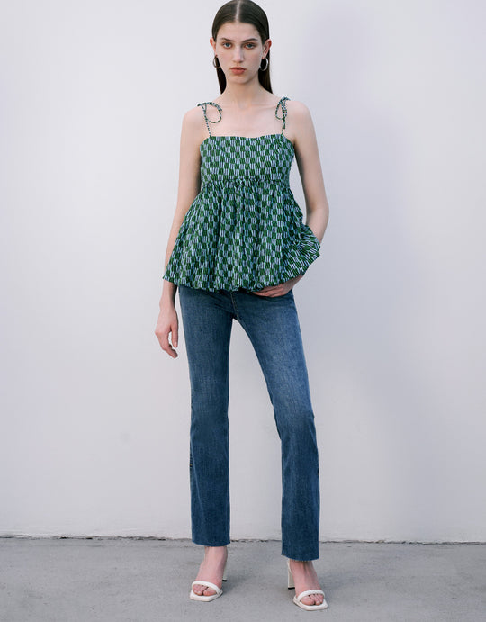 Split Hem Flare Jeans