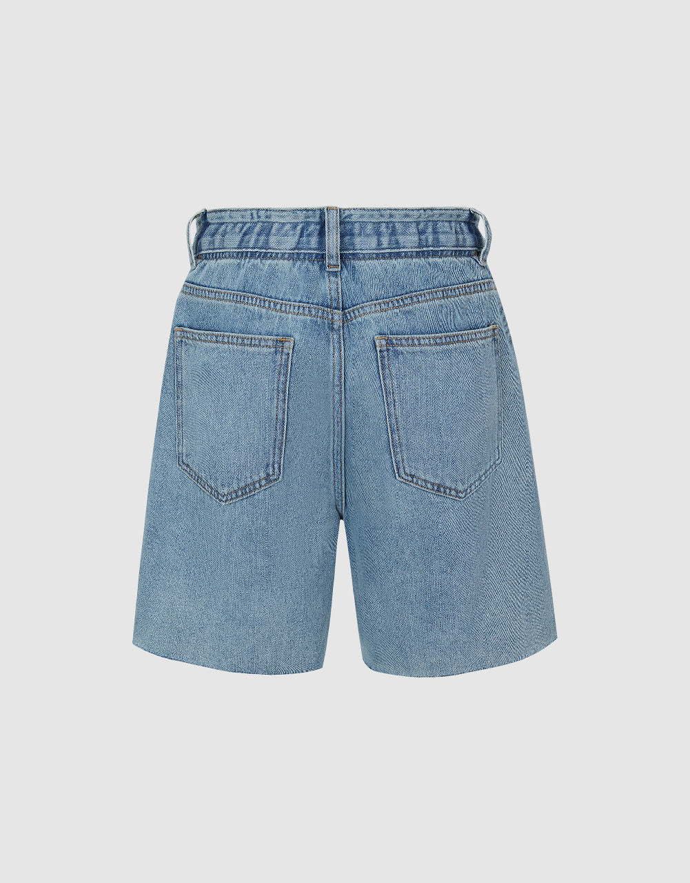 Raw Hem Denim Shorts