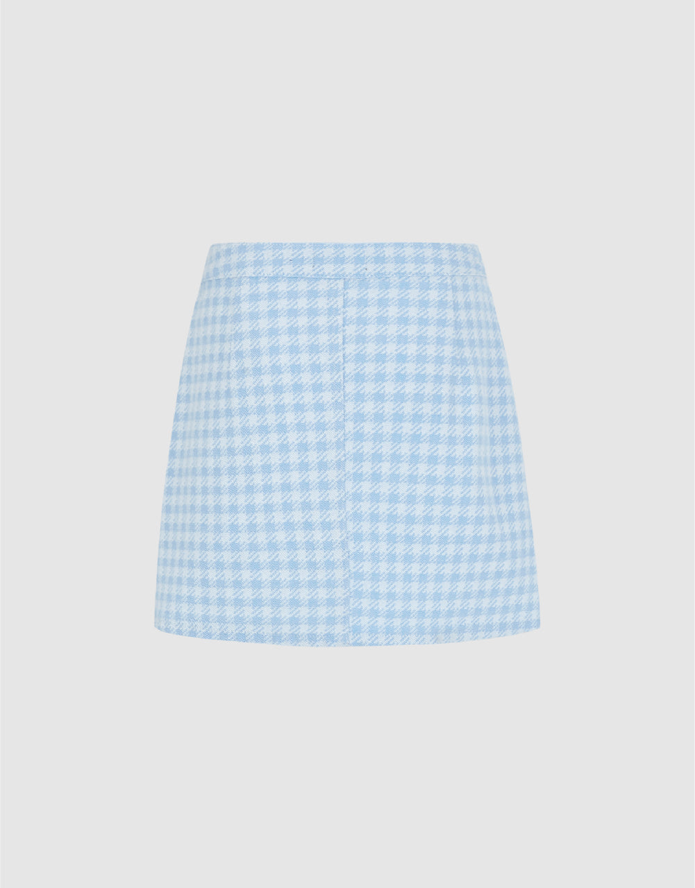 Tweed Mini Denim Skirt