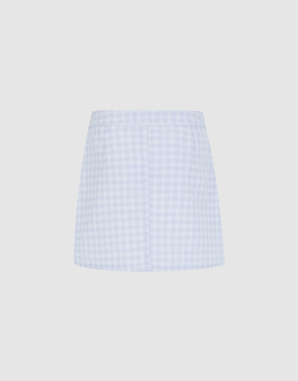 Tweed Mini Denim Skirt