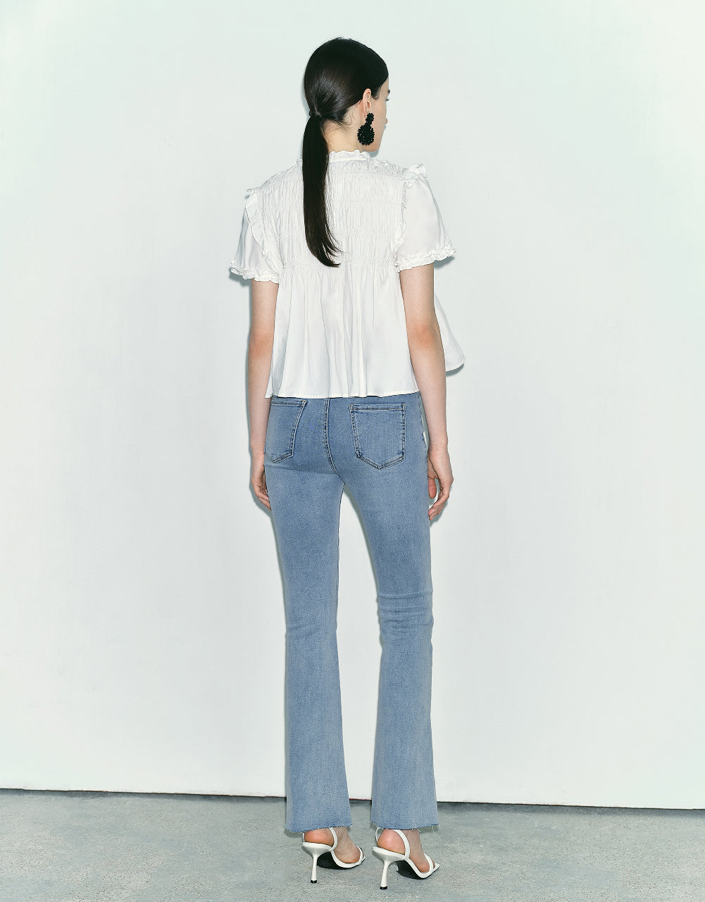 Split Hem Flare Jeans