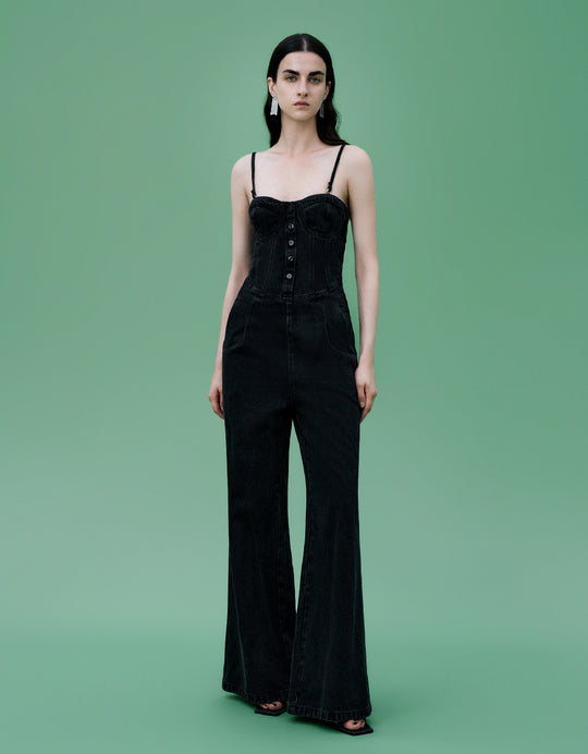 Capri Denim Jumpsuits