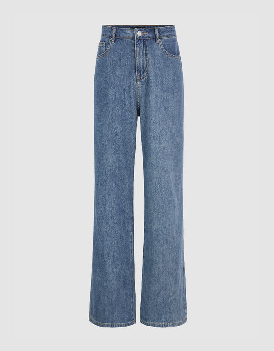 Wide-Leg Jeans