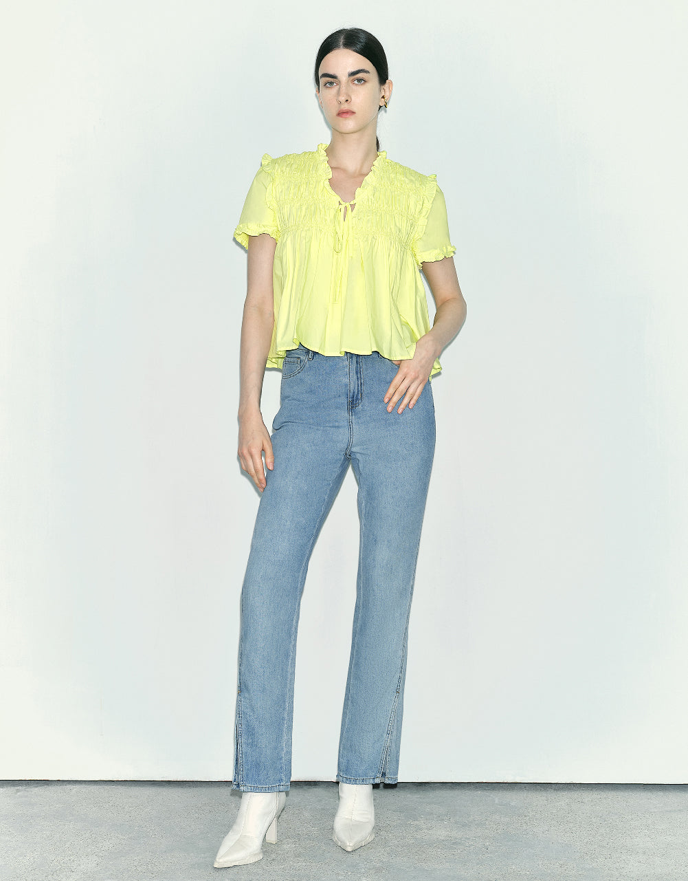 Split Hem Jeans