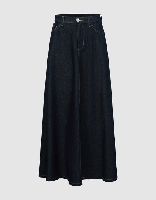 A-Line Denim Skirt