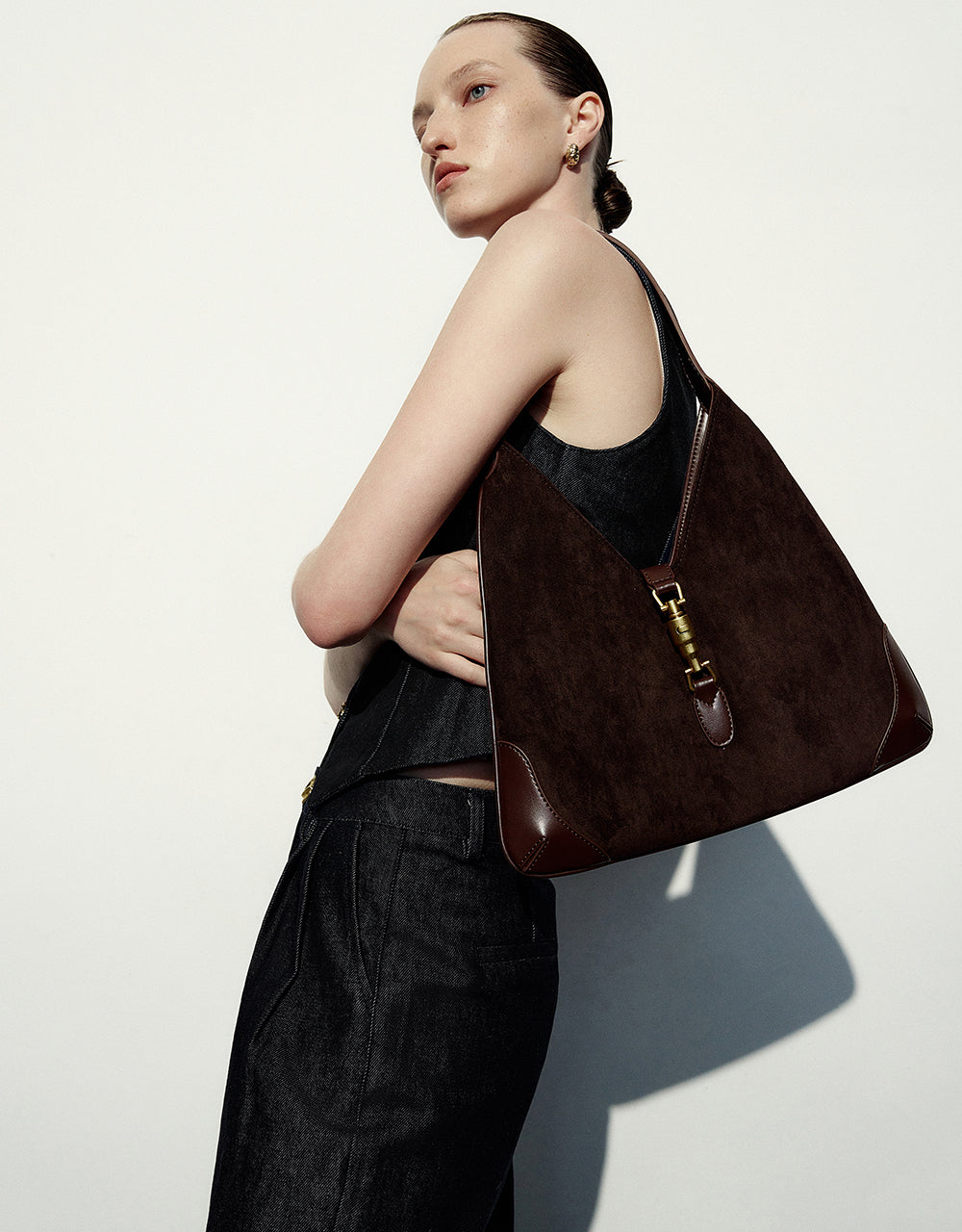U Neck Denim Waistcoat