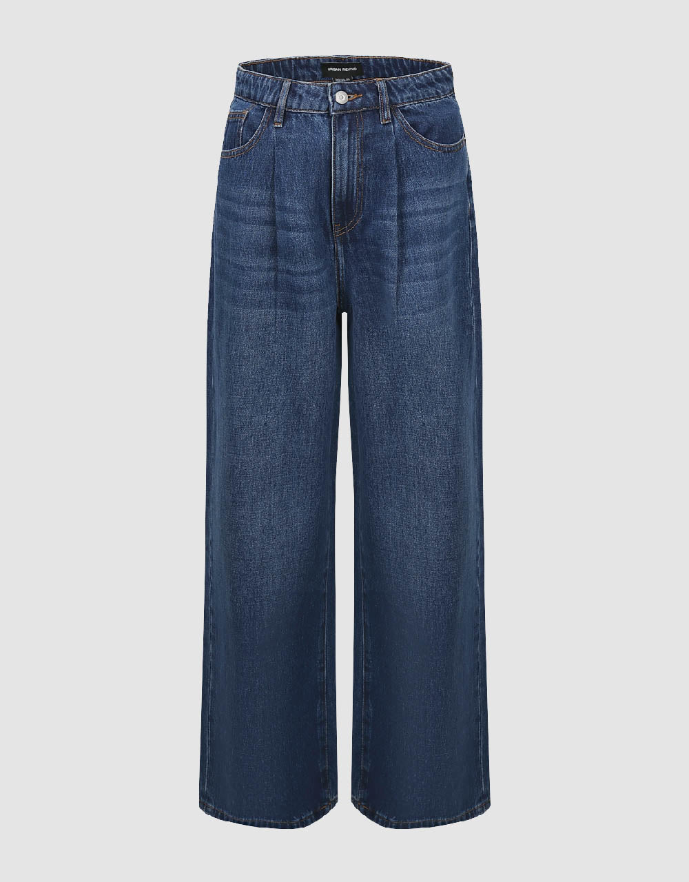 Buy Urban Revivo Mid Waist Wide Leg Jeans Online