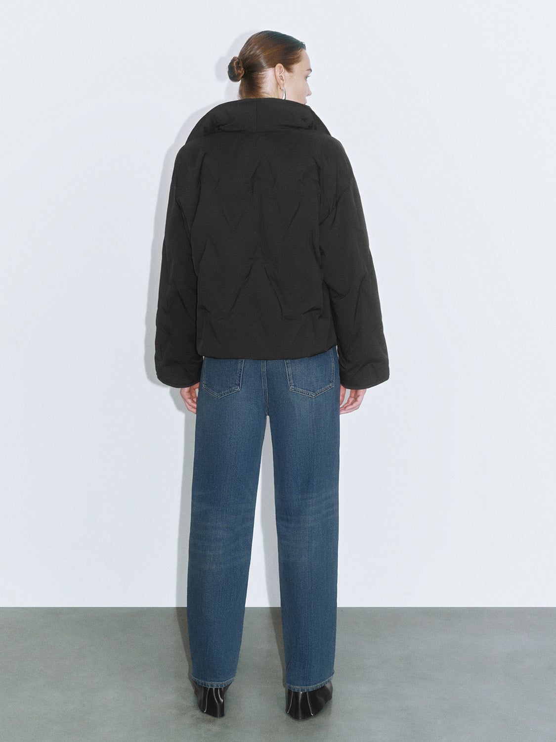 Straight Leg Denim Jeans