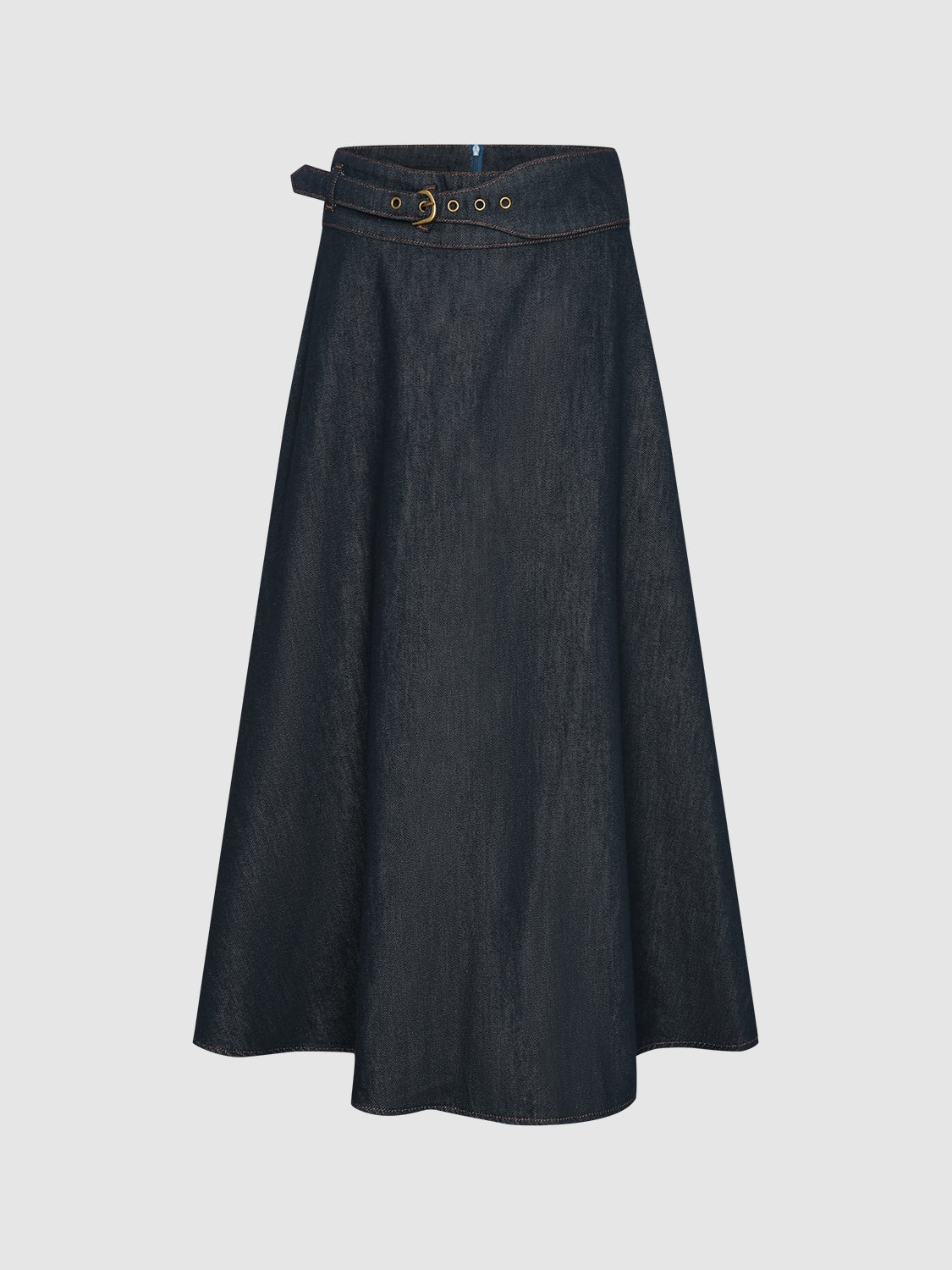 Denim Flared Skirts