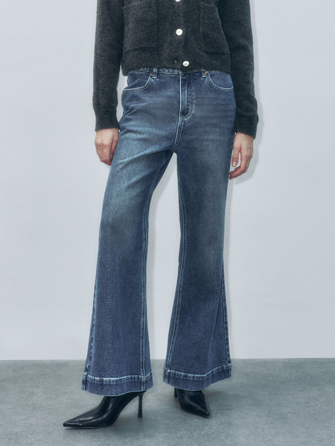 High Rise Flared Jeans