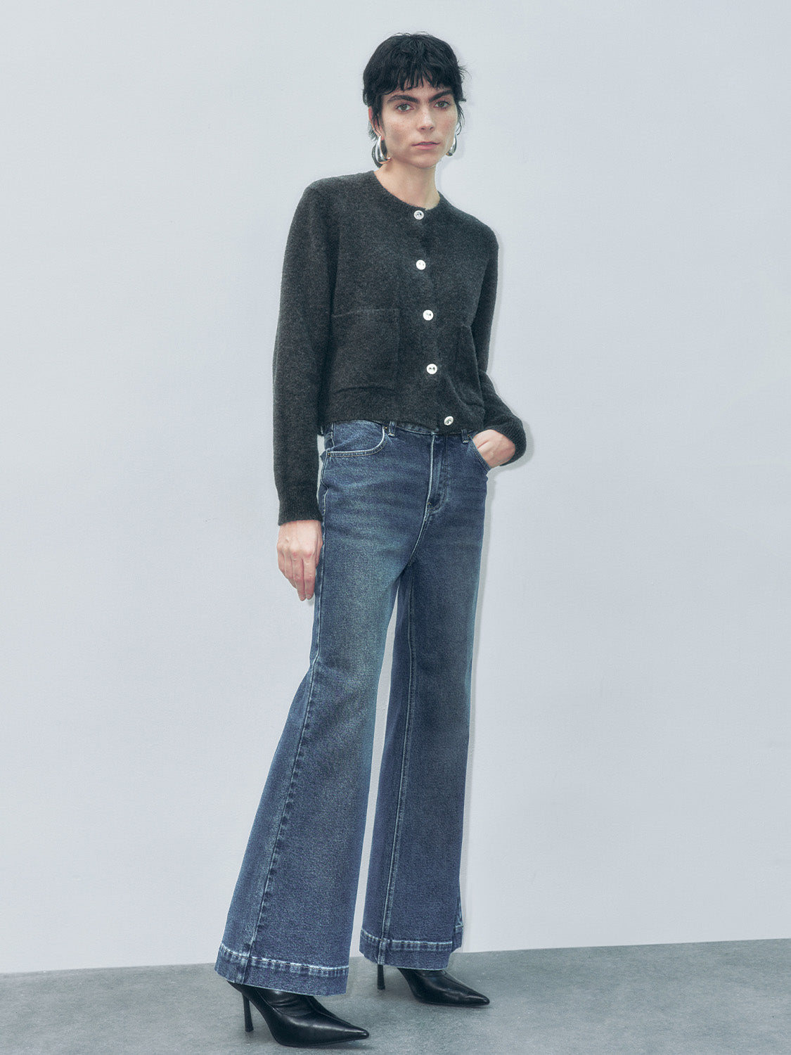 High Rise Flared Jeans