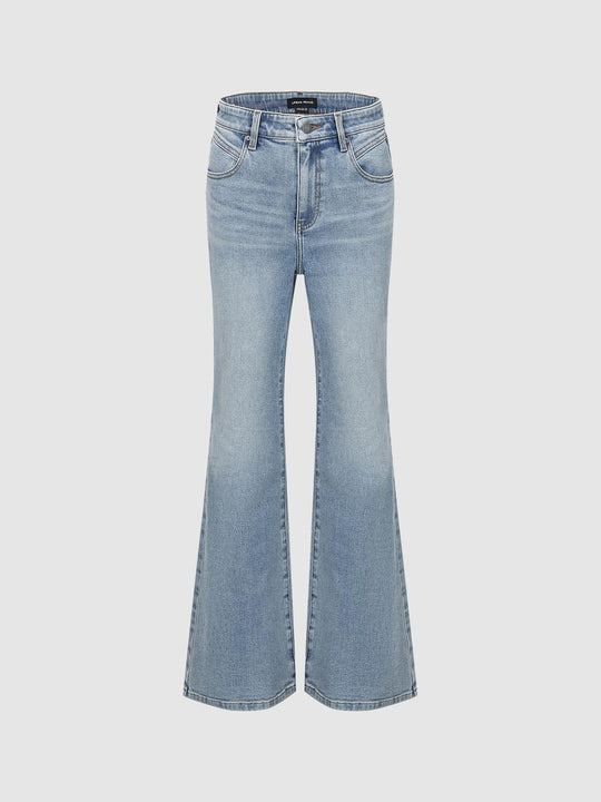 Flared Leg Denim Jeans