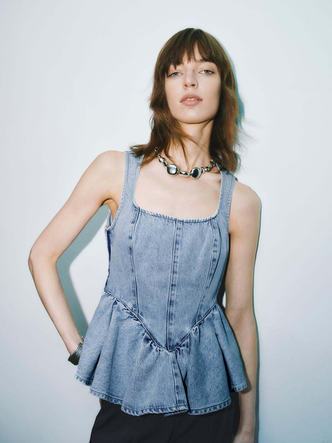 Sleeveless Denim Shirts