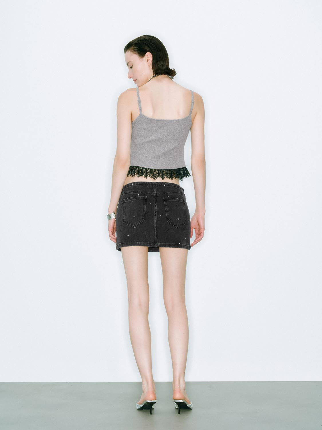 Denim Mini Skirts