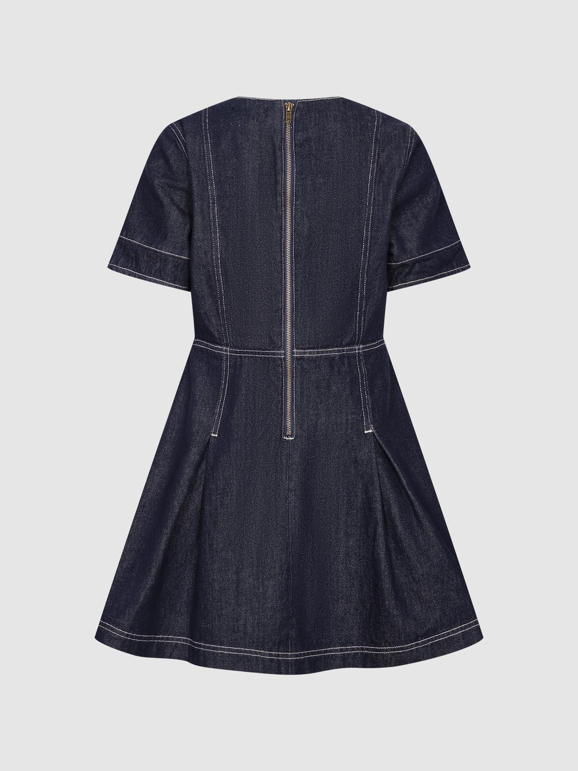 Short Sleeve Denim Dresses