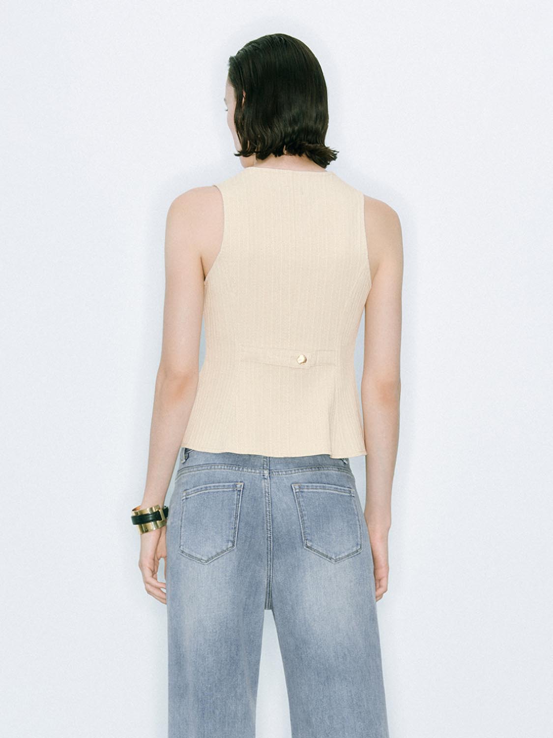 Denim Sleeveless Tops