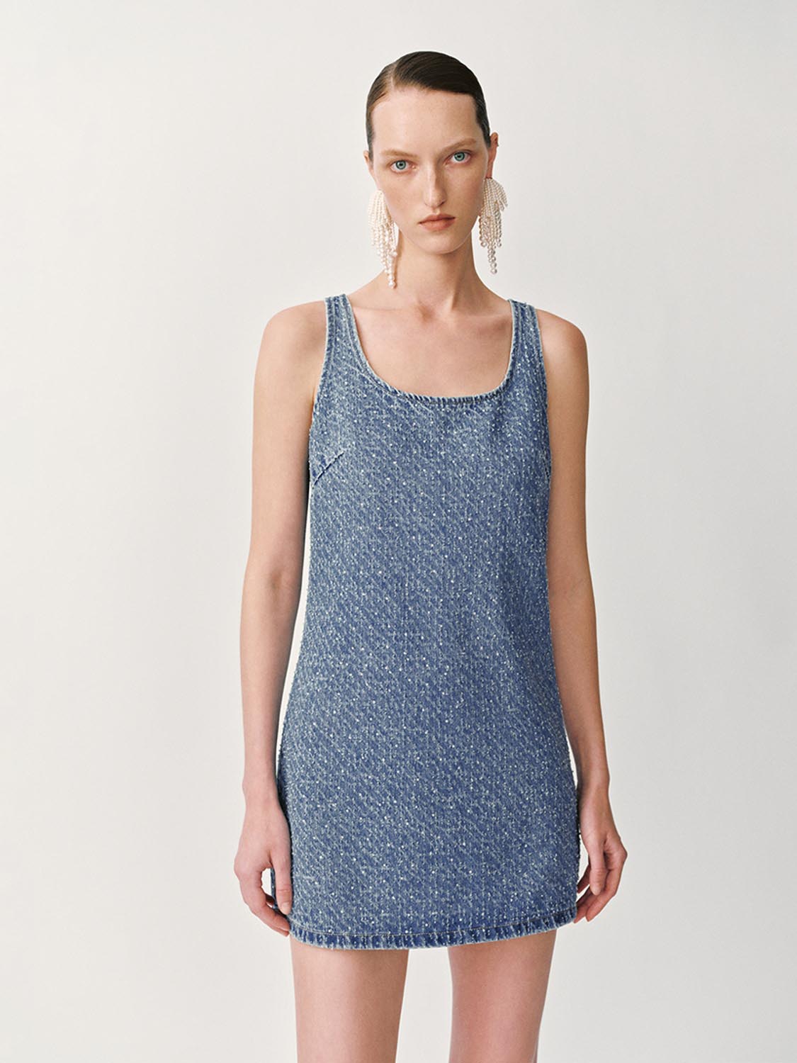 Sleeveless Denim Dresses