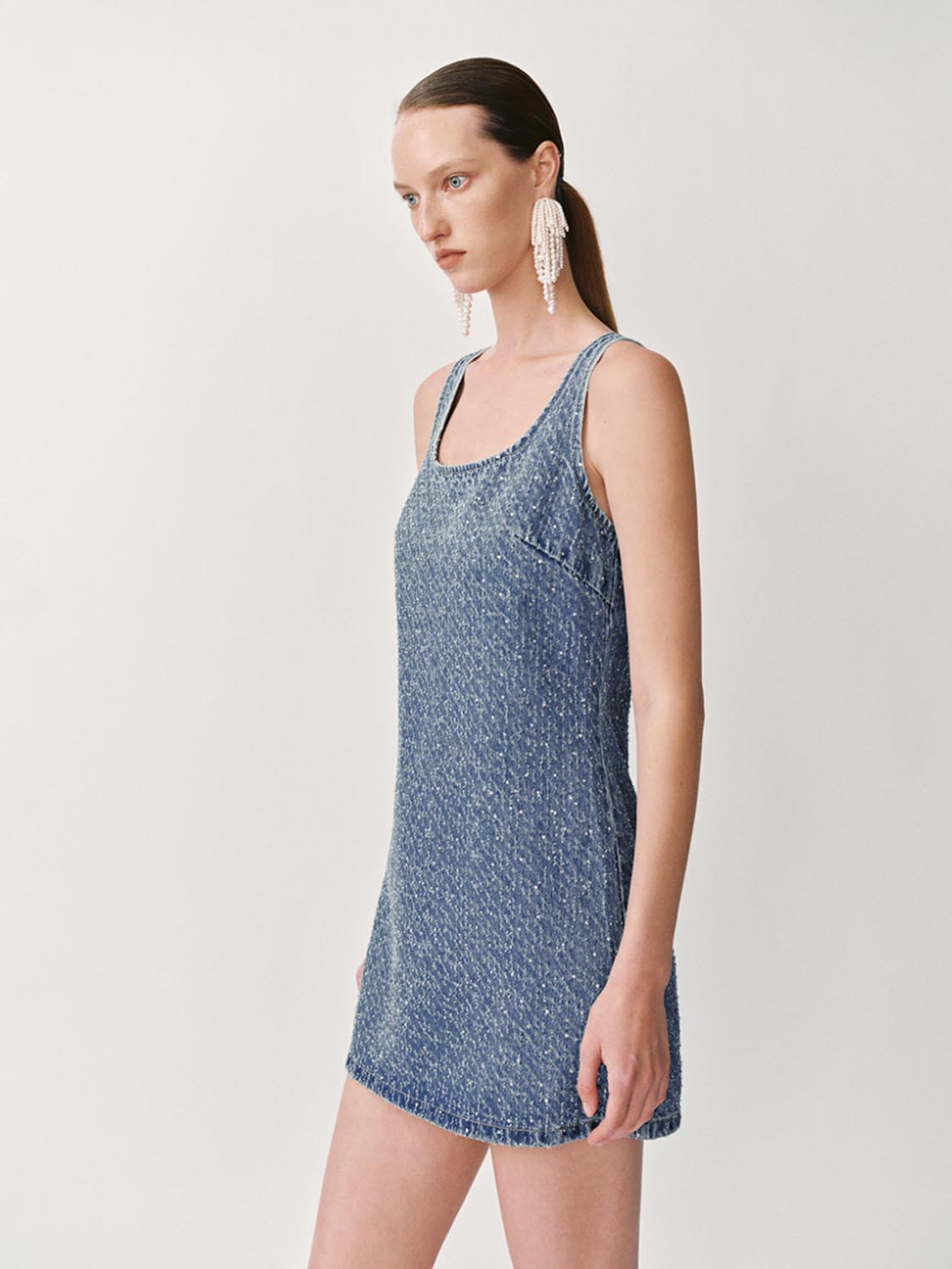 Sleeveless Denim Dresses