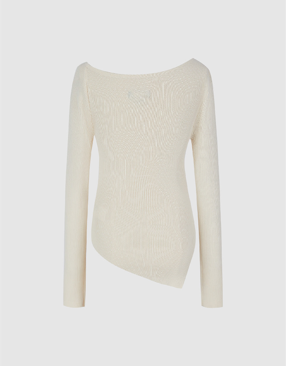 One Shoulder Knitted T-Shirt