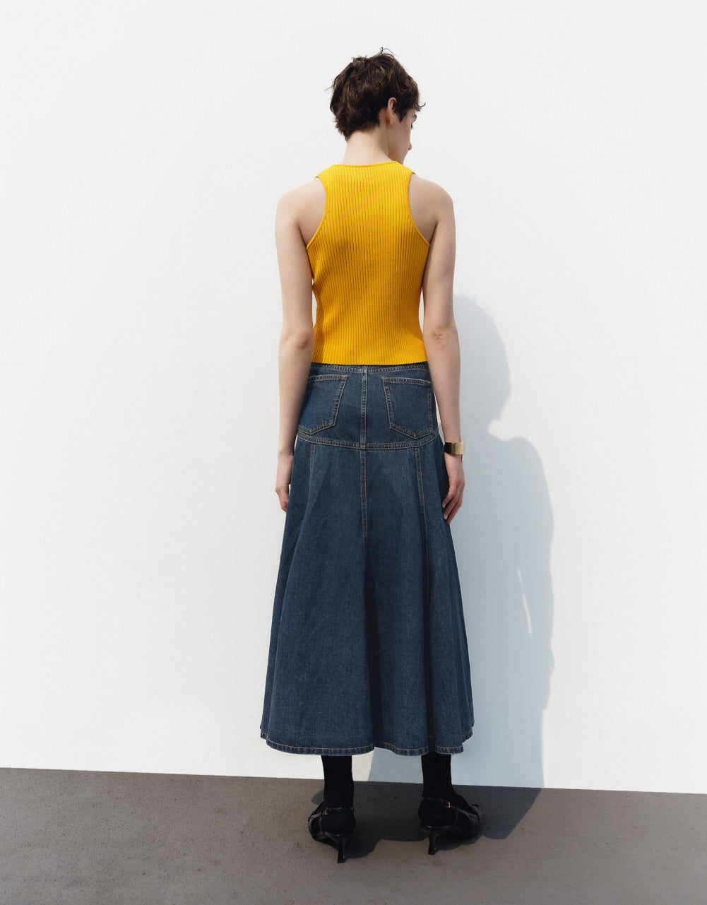 Button Up Sleeveless Knitted Top