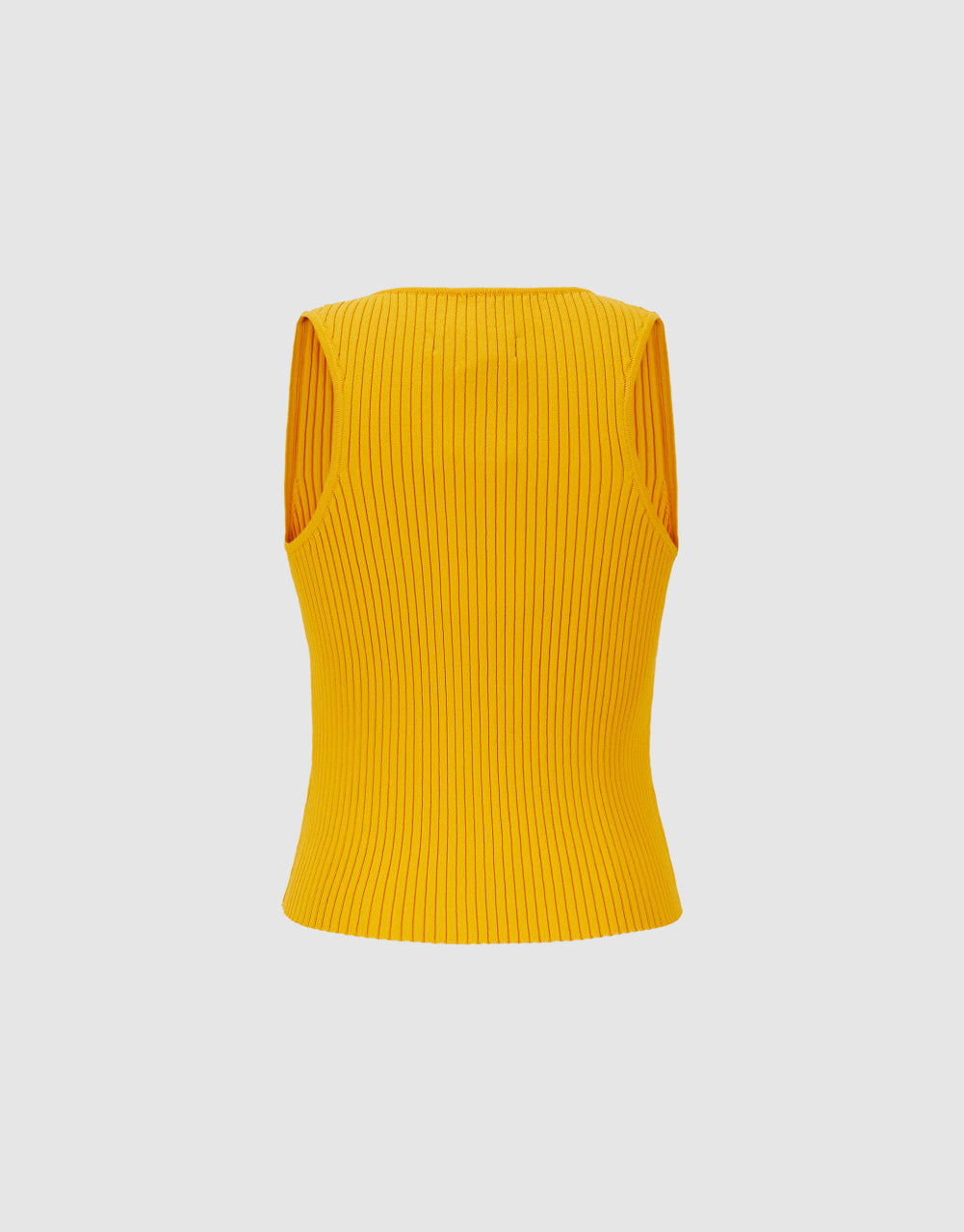 Button Up Sleeveless Knitted Top