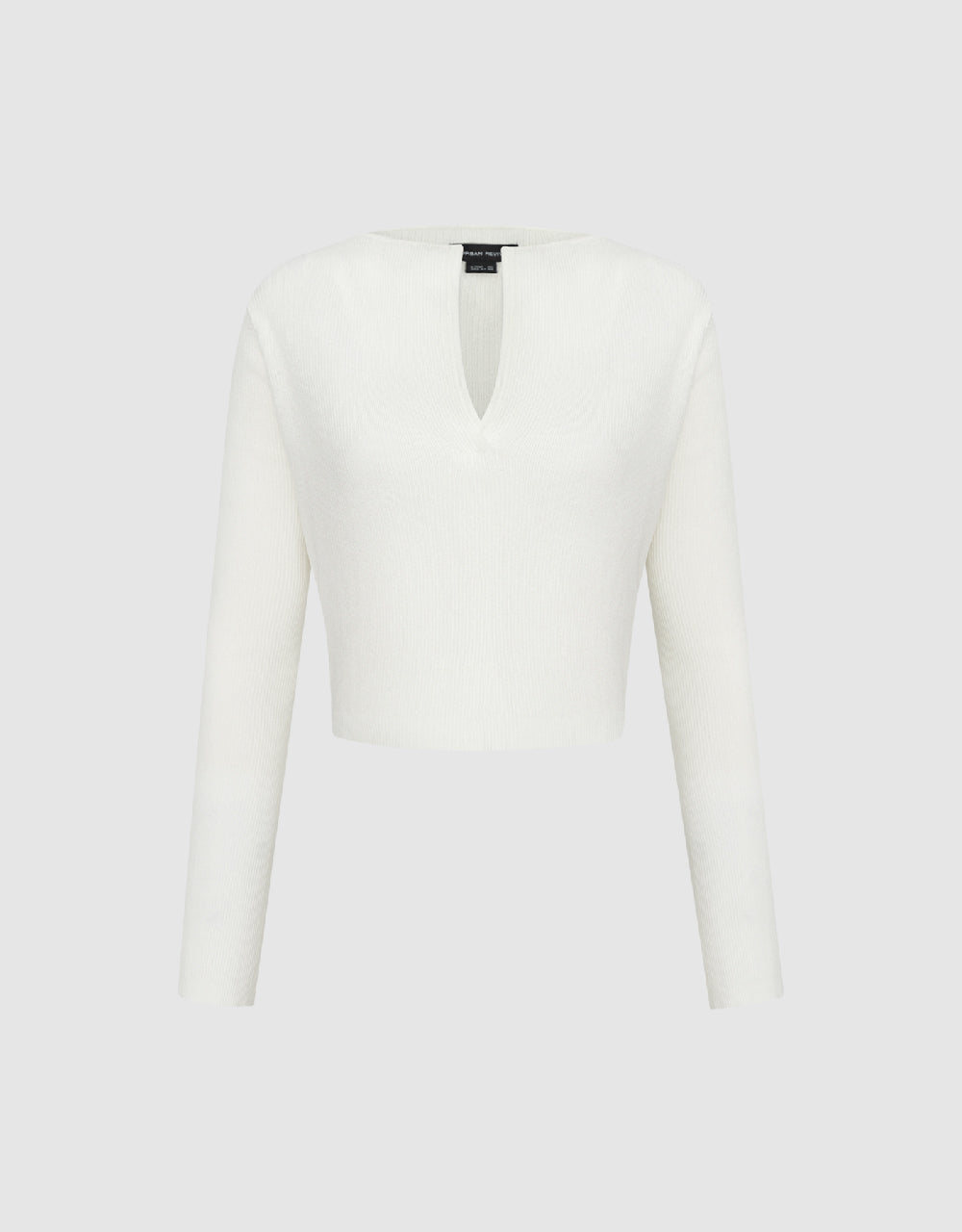 V-Neck Knitted T-Shirt