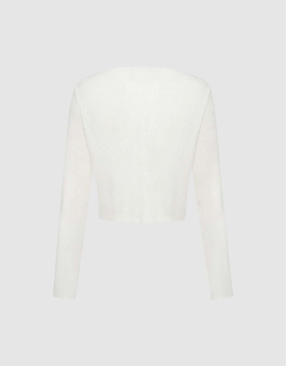 V-Neck Knitted T-Shirt
