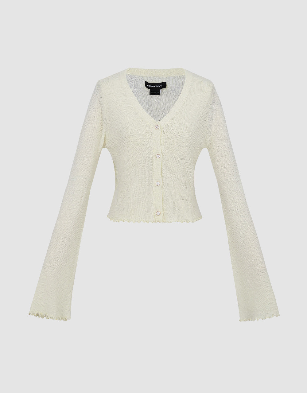 V-Neck Knitted Cardigan