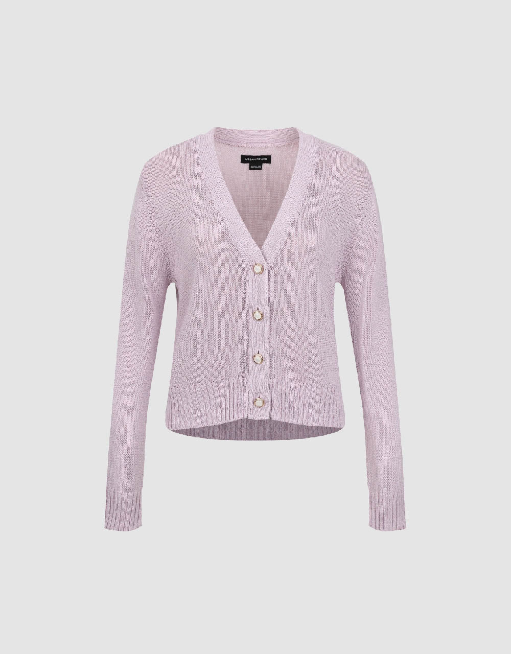 V-Neck Knitted Cardigan