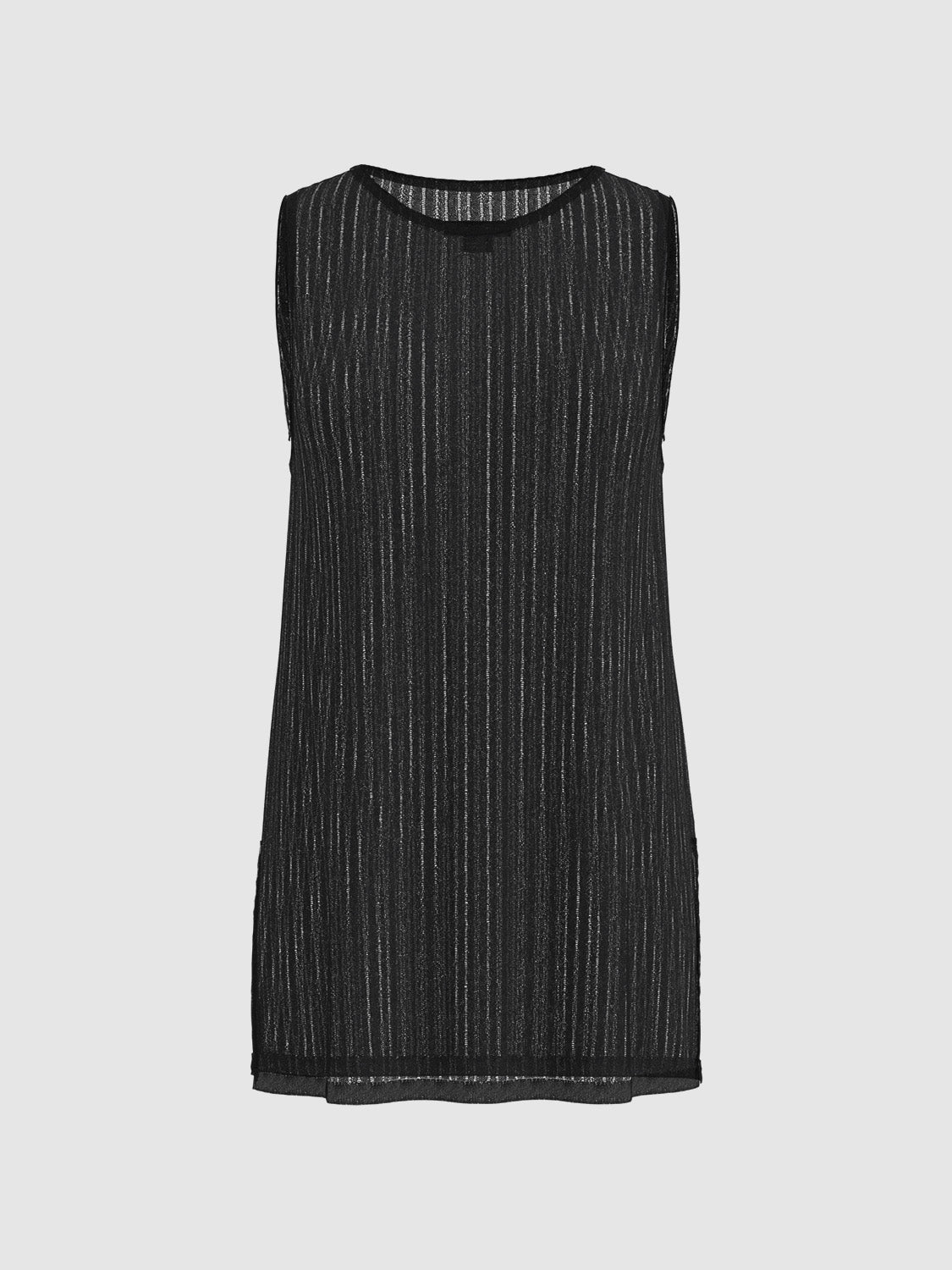 Sleeveless Skinny Knitted T-Shirts