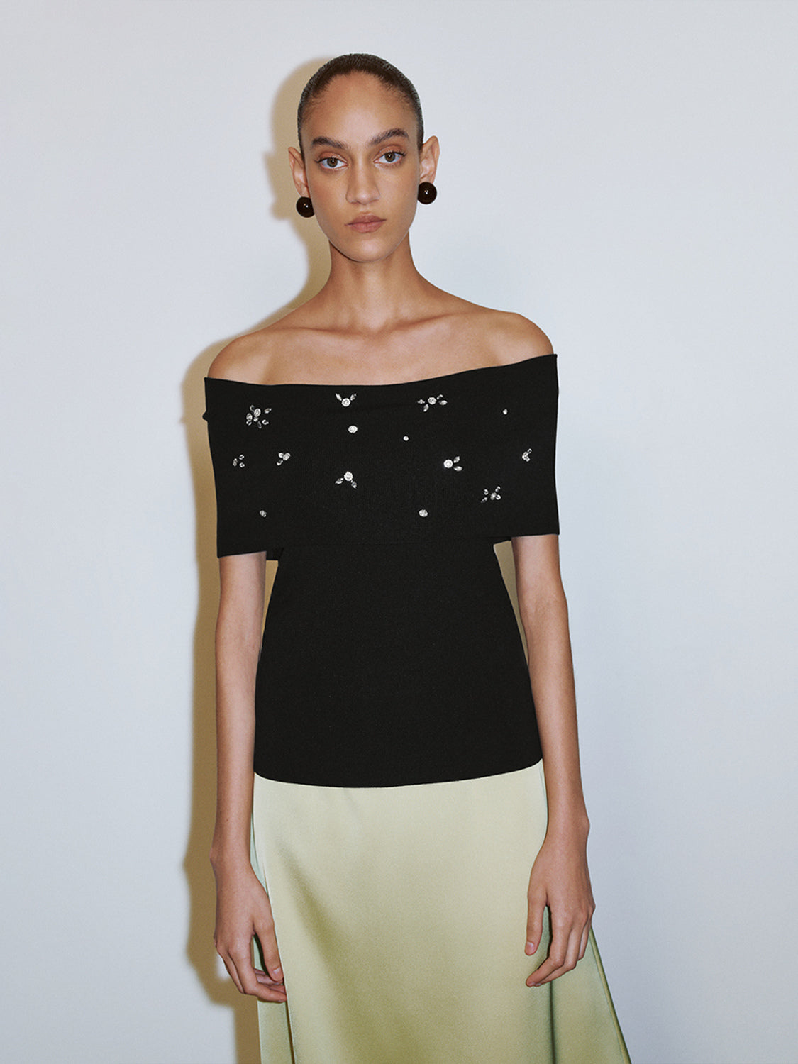 One Shoulder Knitted T-Shirts