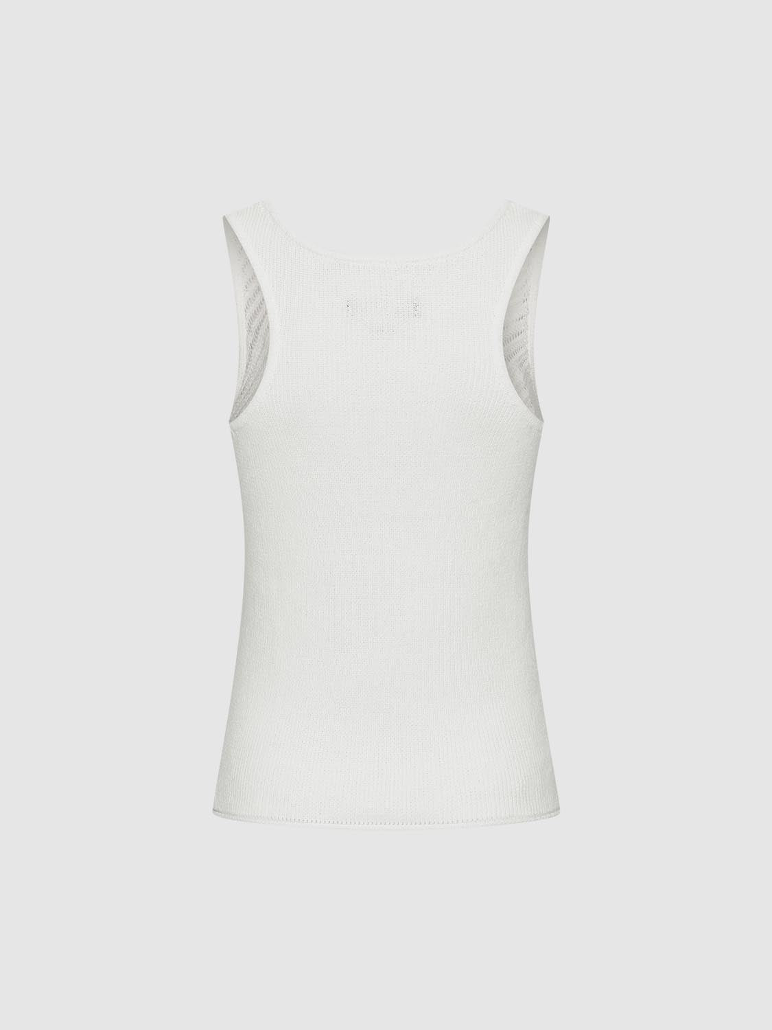 Collage Sleeveless Knitted T-Shirts