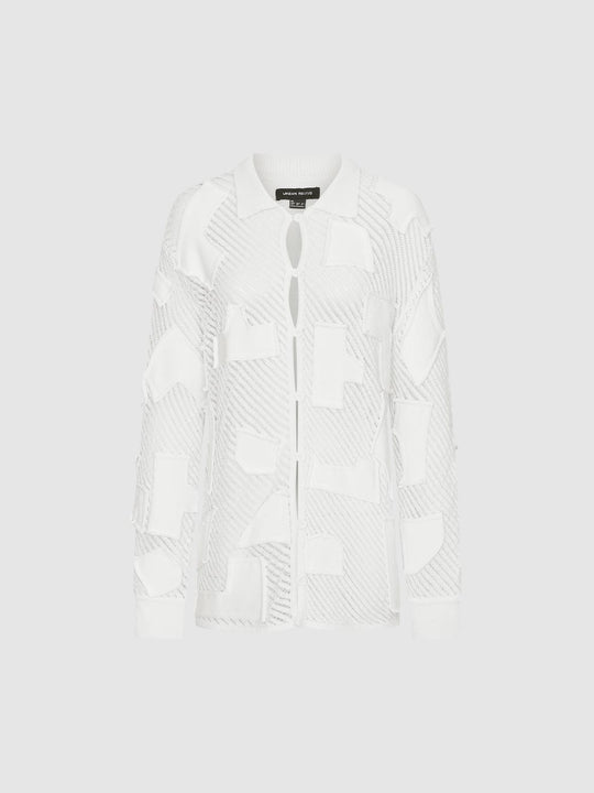 Collage Button Up Knitted Cardigans