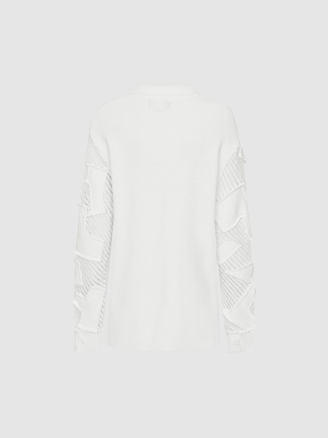 Collage Button Up Knitted Cardigans
