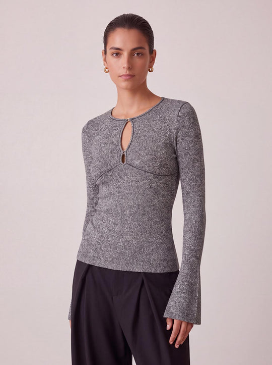 Flare Sleeve Knitted T-Shirts