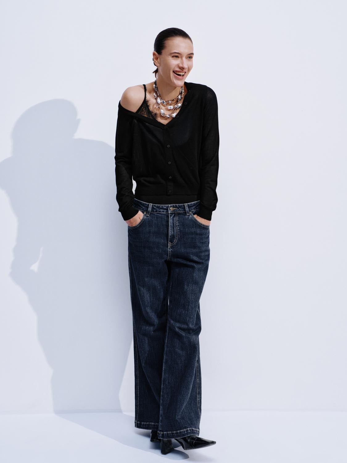 2 In 1 Button Knitted T-Shirts