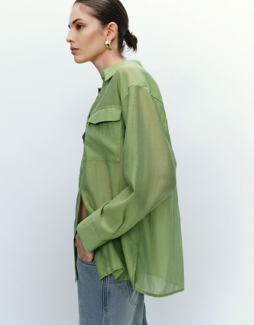 Lapel Shirt With Pockets