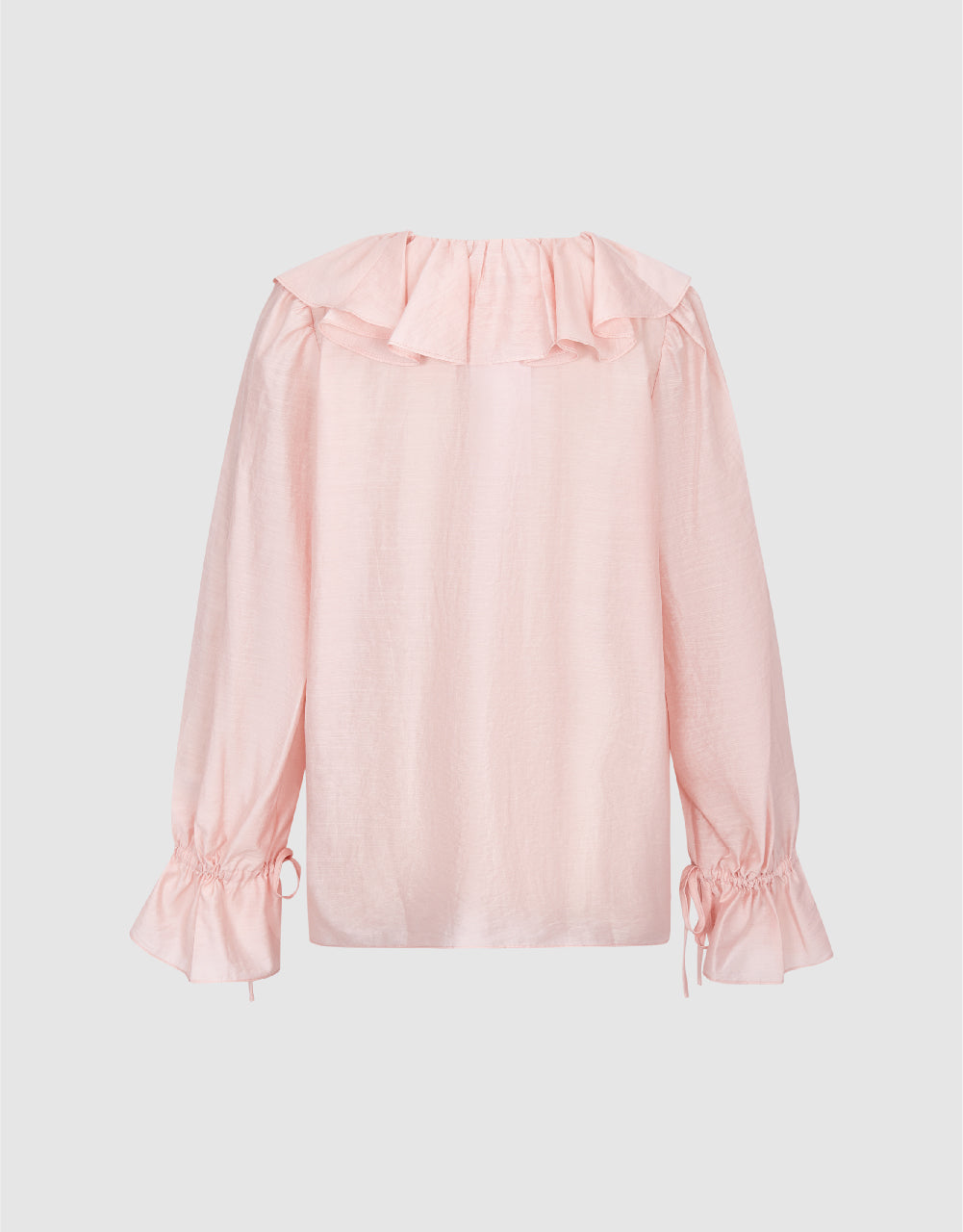 Ruffle V-Neck Blouse