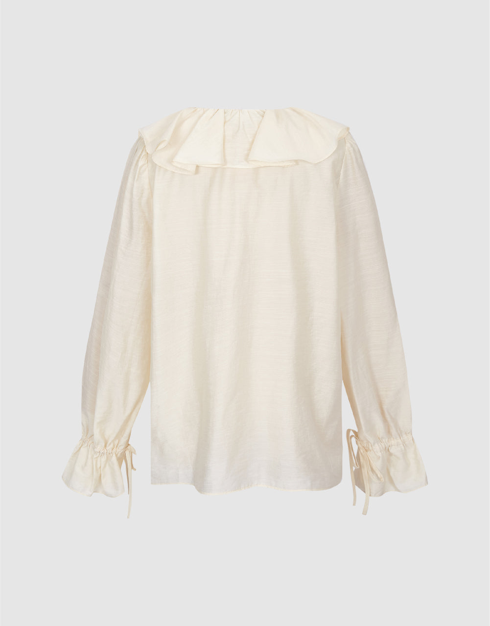 Ruffle V-Neck Blouse