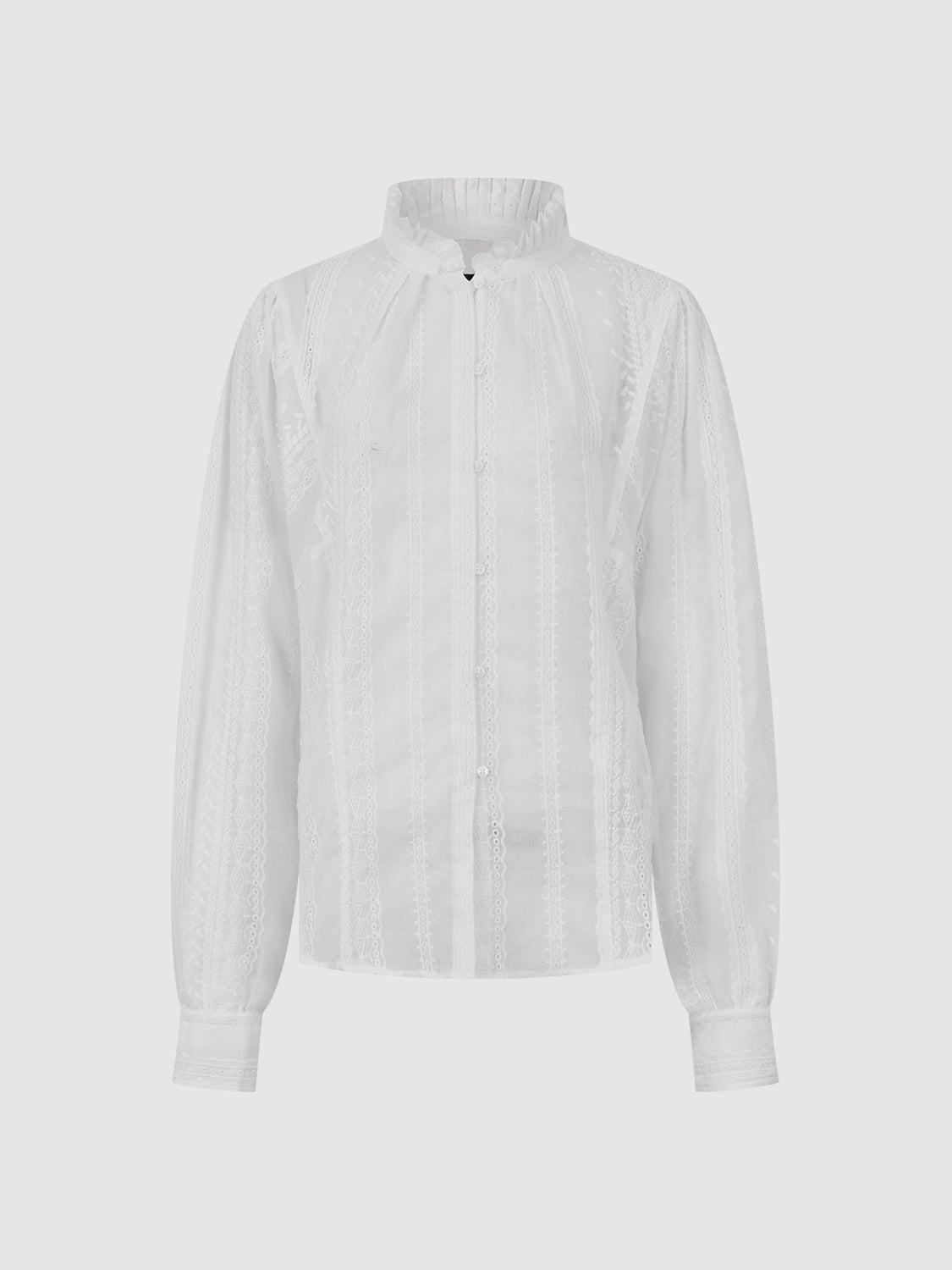 Ruffle Collar Shirts