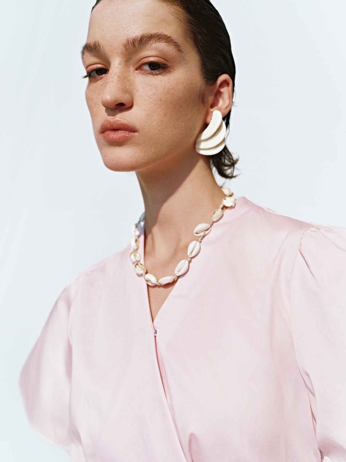 V-Neck Overhead Blouses