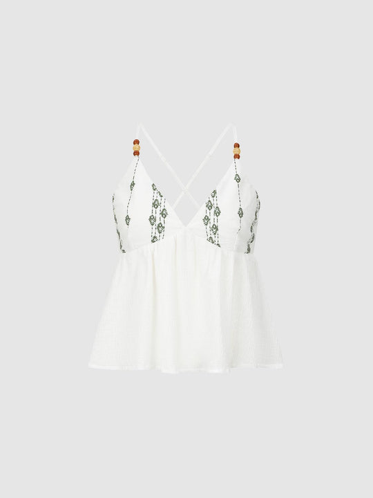 Strappy Babydoll Cami Tops