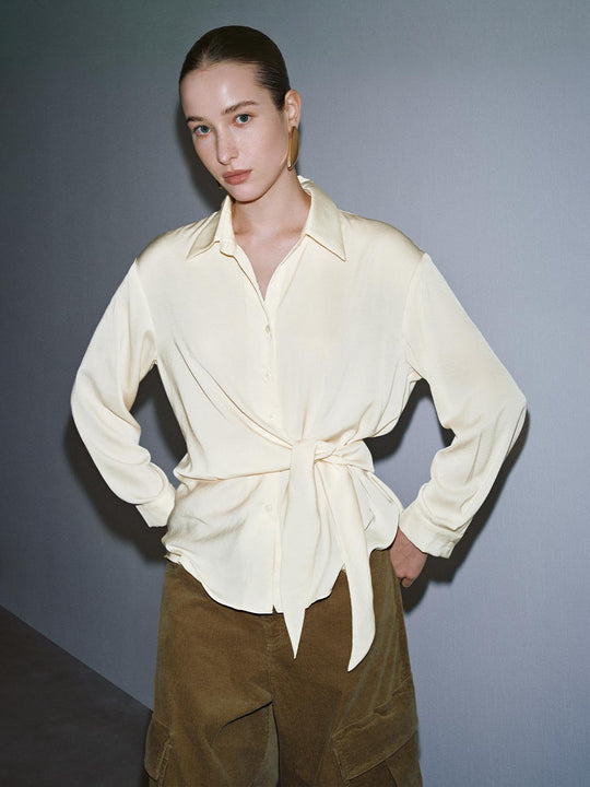 Tie Belted Shirts