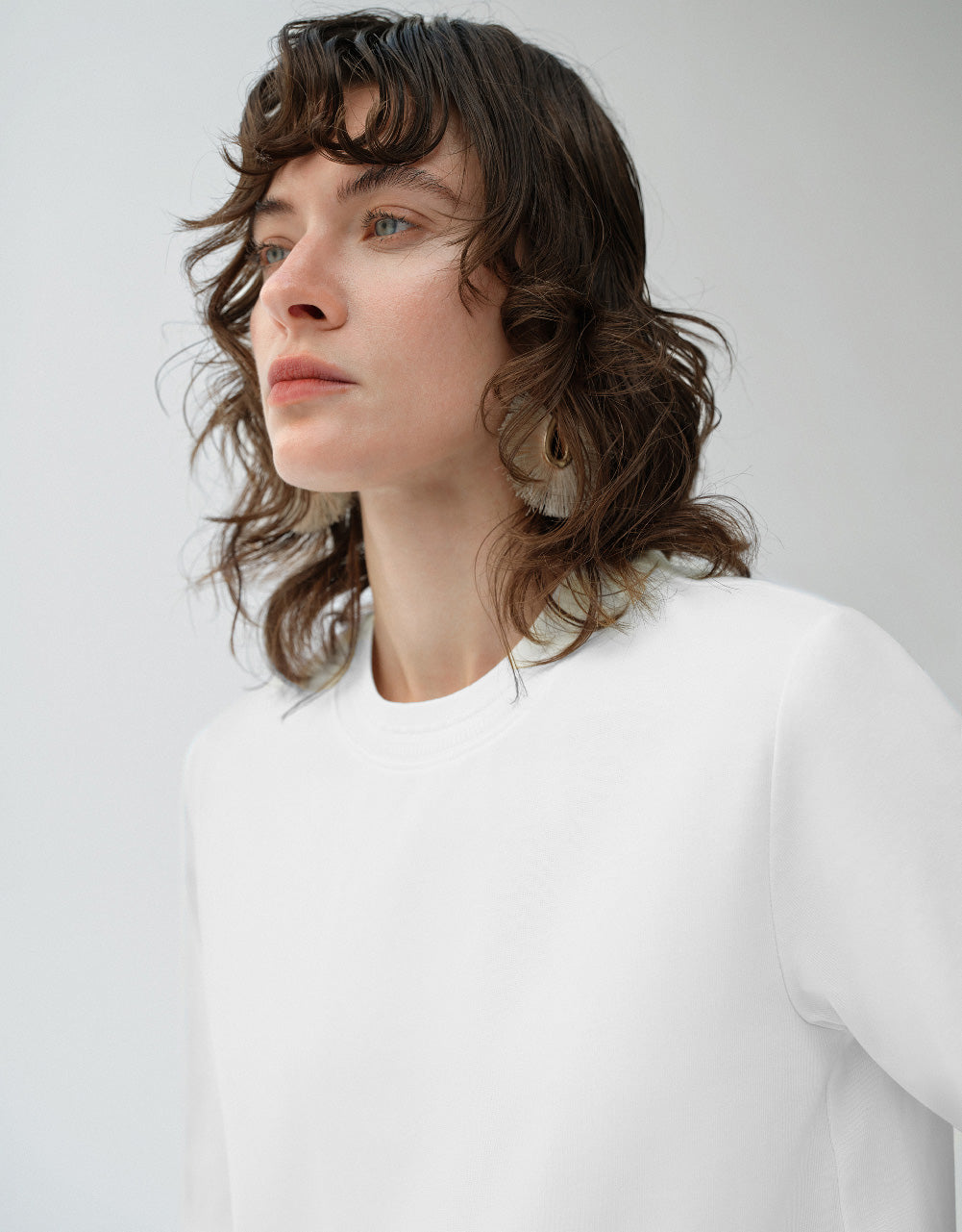 Crew Neck Straight T-Shirt