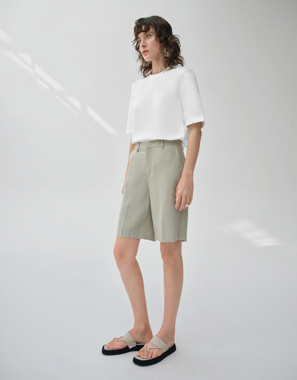 Crew Neck Straight T-Shirt